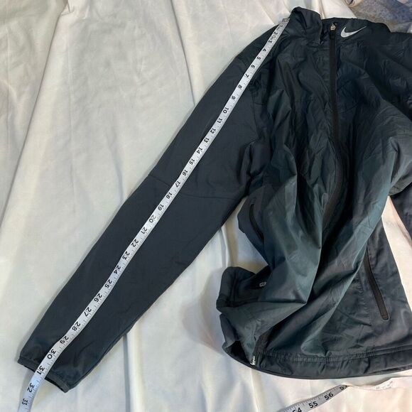 Nike Shield Golf Windproof Jacket Mens Medium Gray Blue Lightweight Activewear - Picture 8 of 10